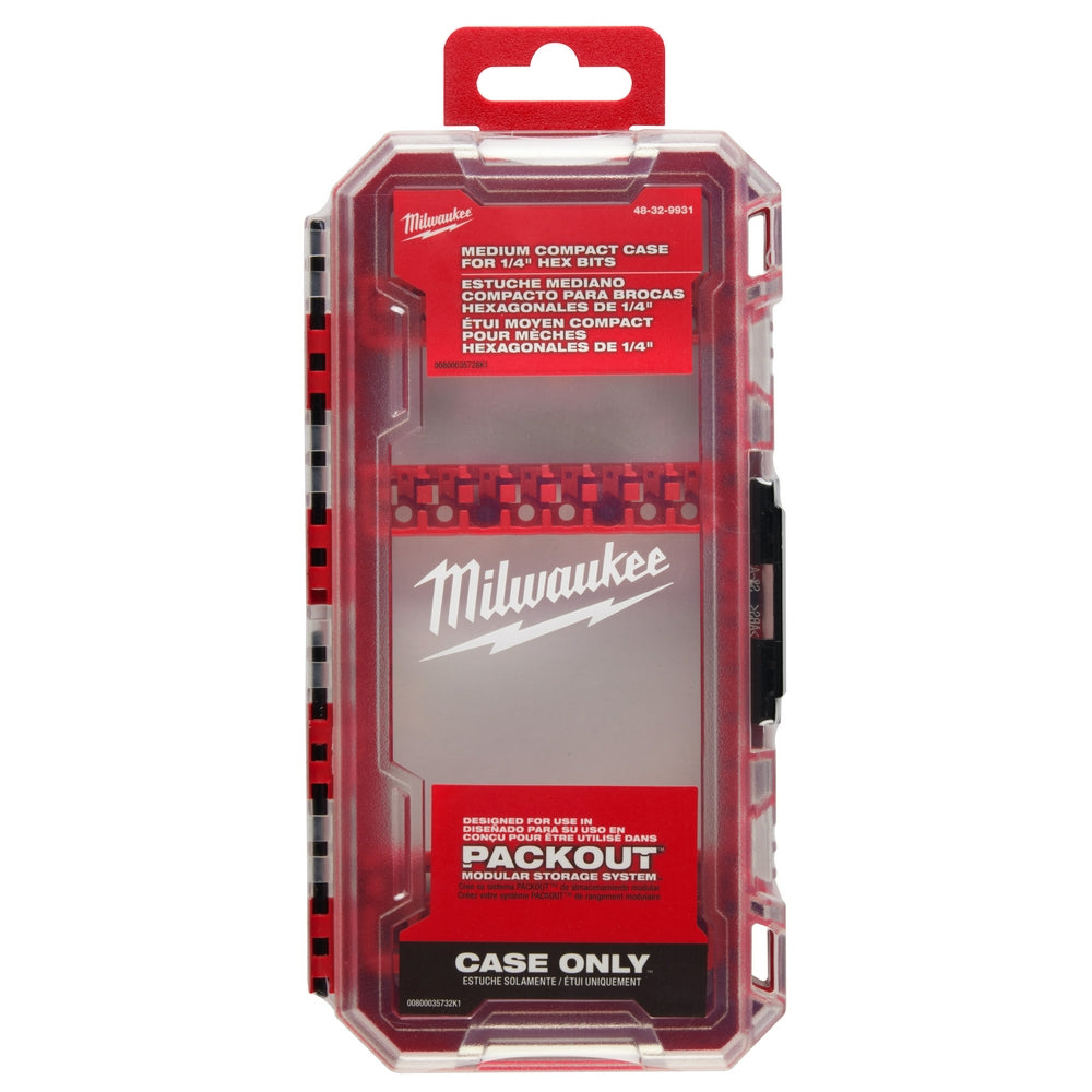 Milwaukee 48-32-9931 Customizable Medium Compact Case for Impact Driver Accessories - 9