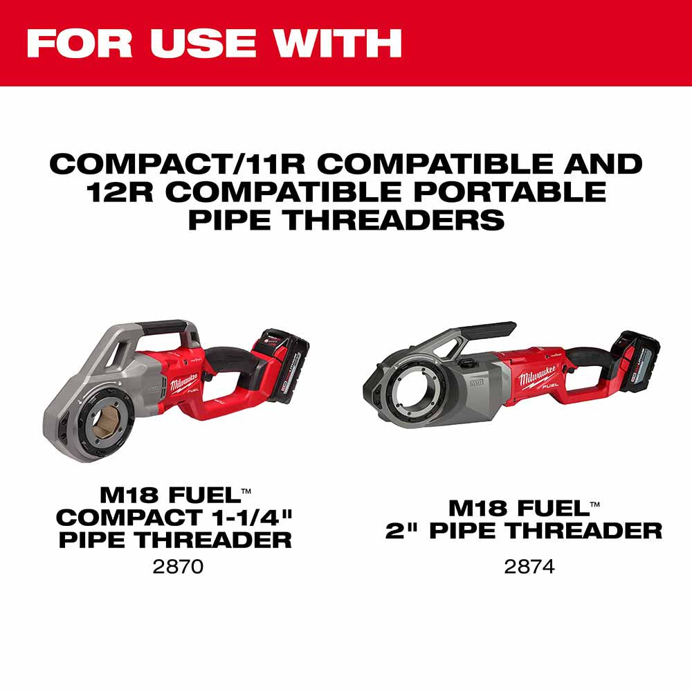 Milwaukee 48-36-1109 1" High Speed NPT Portable Pipe Threading Dies - 3