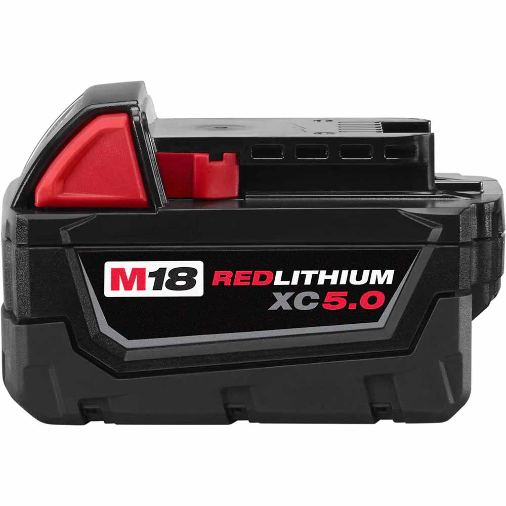 Milwaukee 48-59-1852B M18 18V Lithium-Ion Starter Kit With Two XC 5.0 Ah Battery Packs And Multi-Voltage Charger - 4