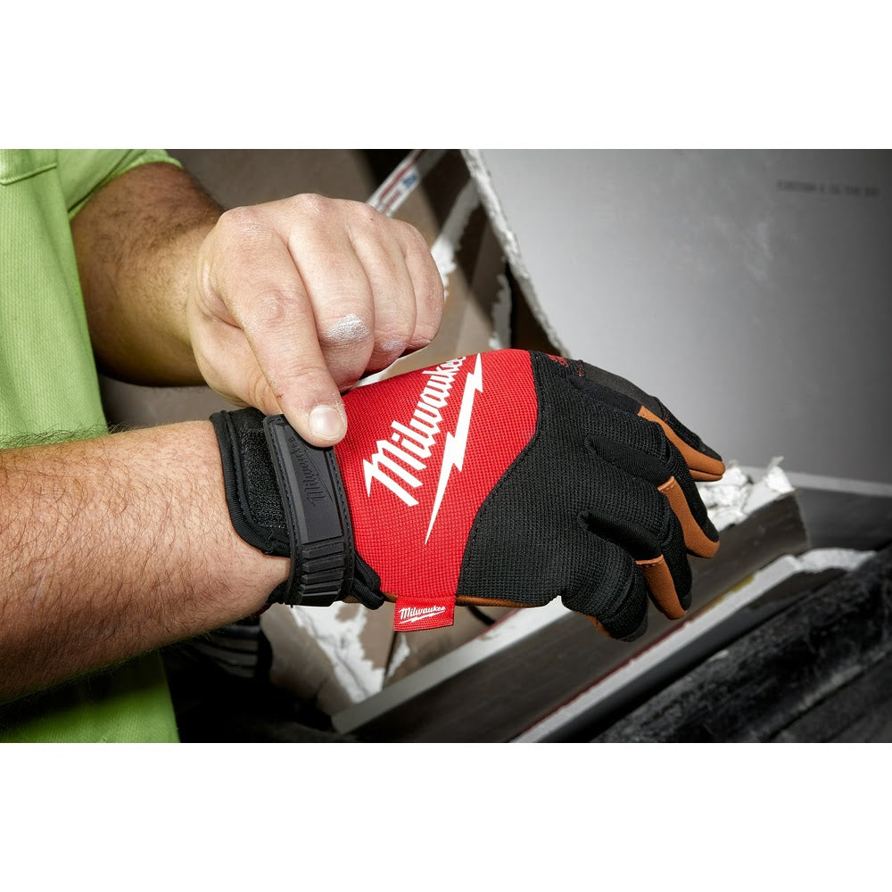 Milwaukee 48-73-0021 Leather Performance Gloves - Medium - 6