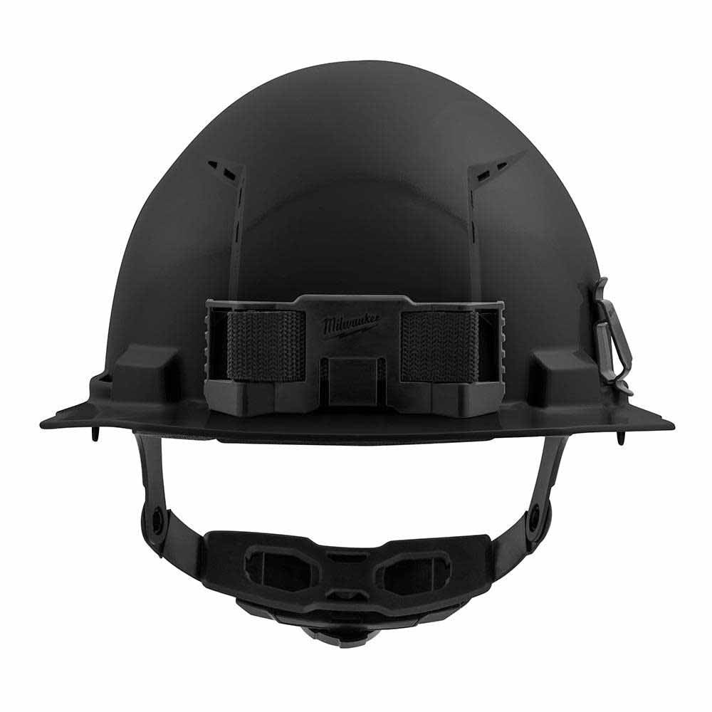 Milwaukee 48-73-1230 Black Front Brim Vented Hard Hat with 6PT Ratcheting Suspension – Type 1 Class C - 3