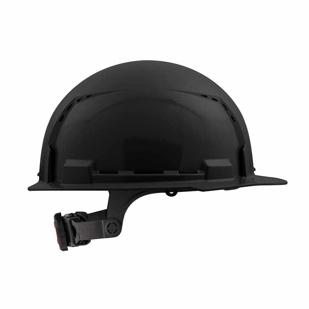 Milwaukee 48-73-1230 Black Front Brim Vented Hard Hat with 6PT Ratcheting Suspension – Type 1 Class C - 4