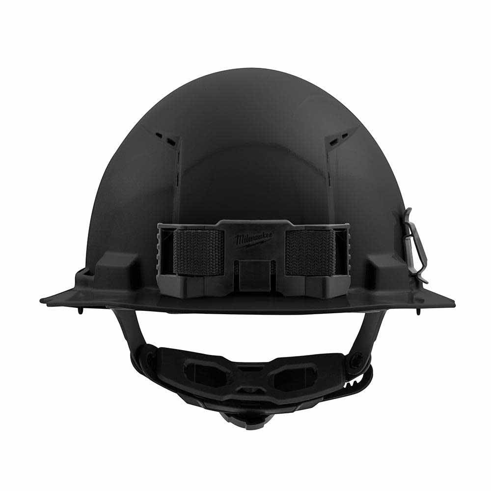 Milwaukee 48-73-1231 Black Full Brim Vented Hard Hat with 6PT Ratcheting Suspension – Type 1 Class C - 3