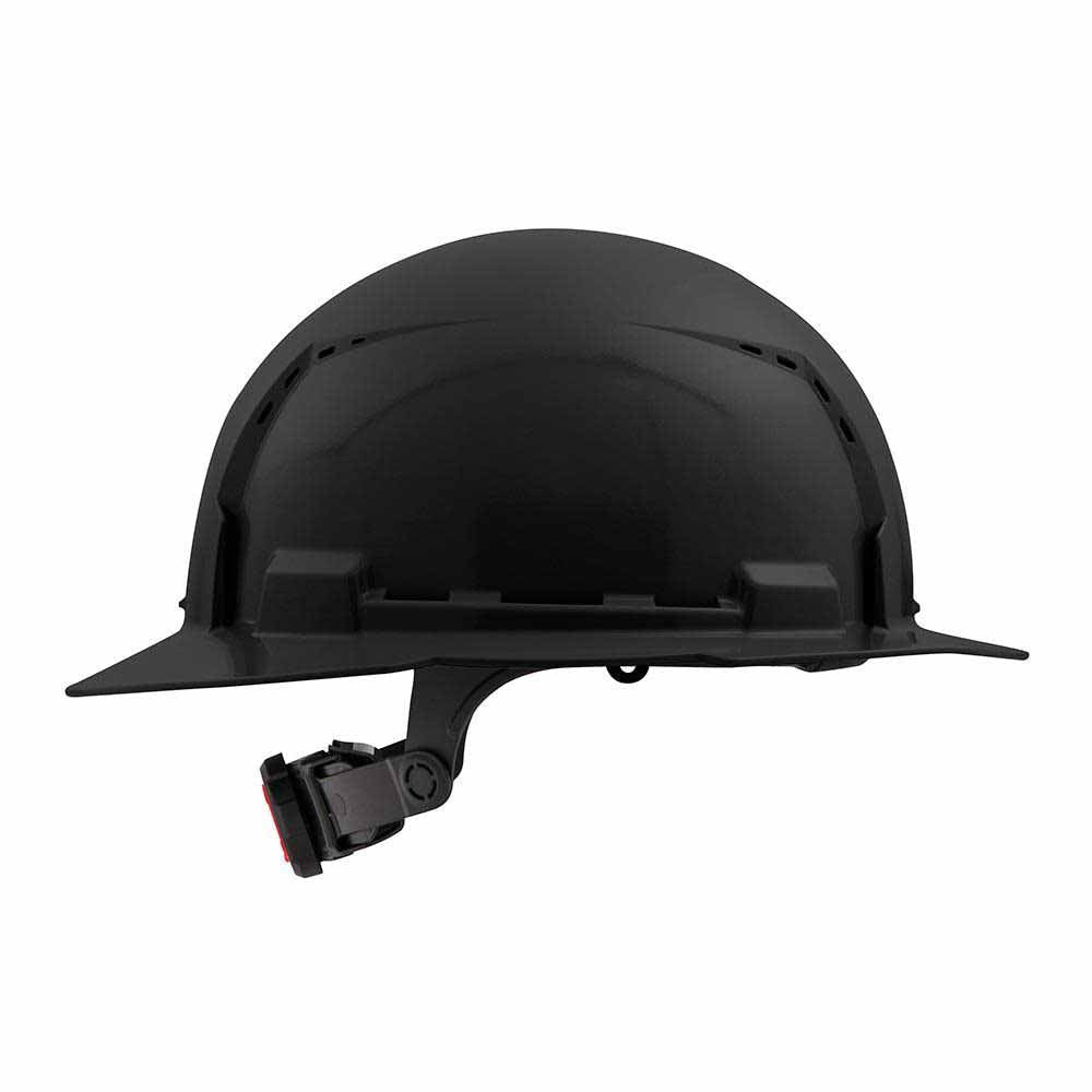 Milwaukee 48-73-1231 Black Full Brim Vented Hard Hat with 6PT Ratcheting Suspension – Type 1 Class C - 4