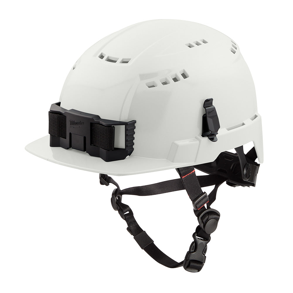 Milwaukee 48-73-1320 BOLT White Front Brim Safety Helmet (USA) - Type 2, Class C, Vented - 3