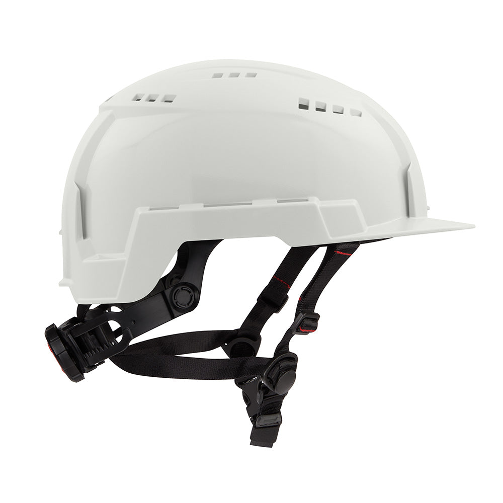 Milwaukee 48-73-1320 BOLT White Front Brim Safety Helmet (USA) - Type 2, Class C, Vented - 6