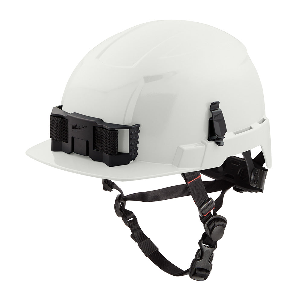 Milwaukee 48-73-1321 BOLT White Front Brim Safety Helmet (USA) - Type 2, Class E, Non-Vented - 3