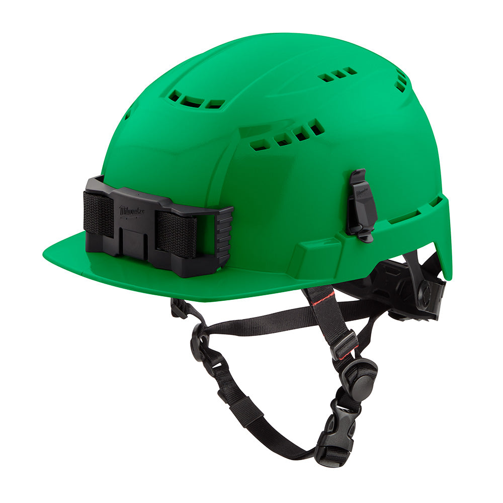 Milwaukee 48-73-1326 BOLT Green Front Brim Safety Helmet (USA) - Type 2, Class C, Vented - 3