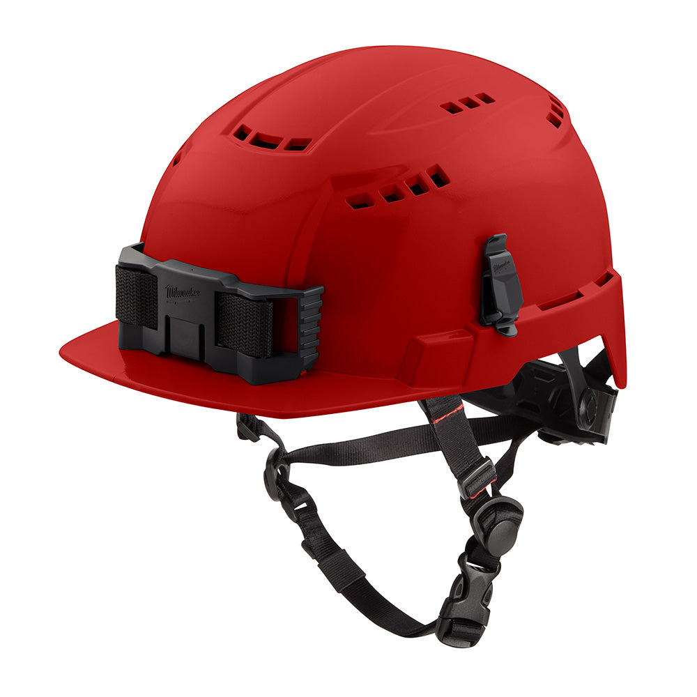 Milwaukee 48-73-1328 BOLT Red Front Brim Safety Helmet (USA) - Type 2, Class C, Vented - 3