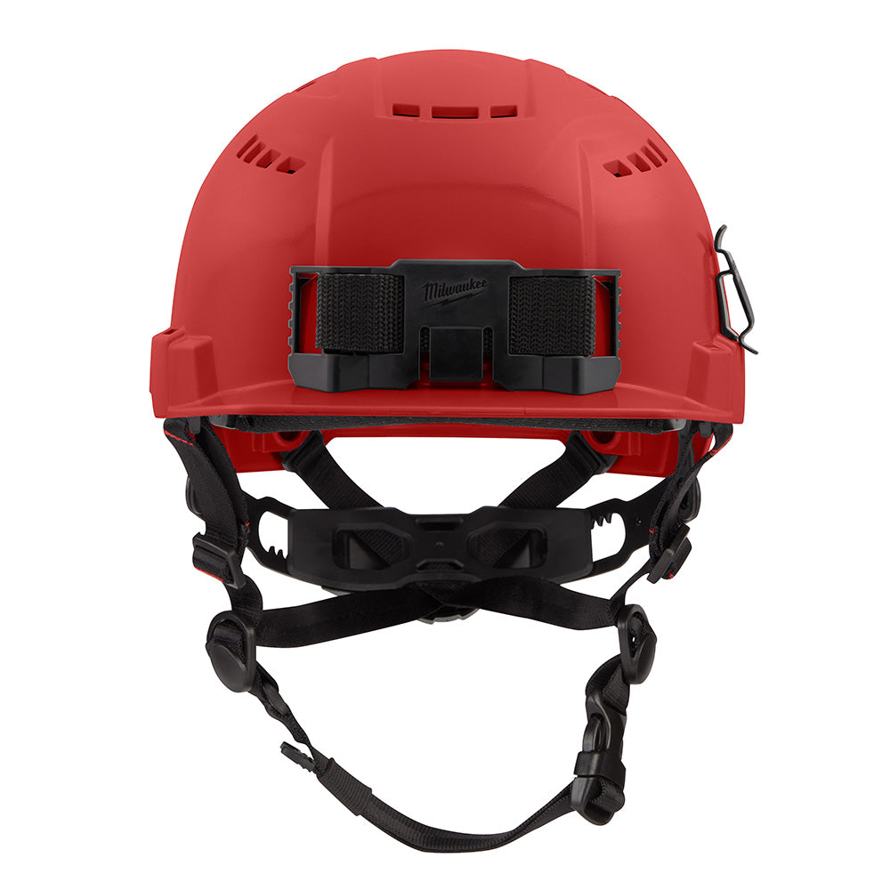 Milwaukee 48-73-1328 BOLT Red Front Brim Safety Helmet (USA) - Type 2, Class C, Vented - 4