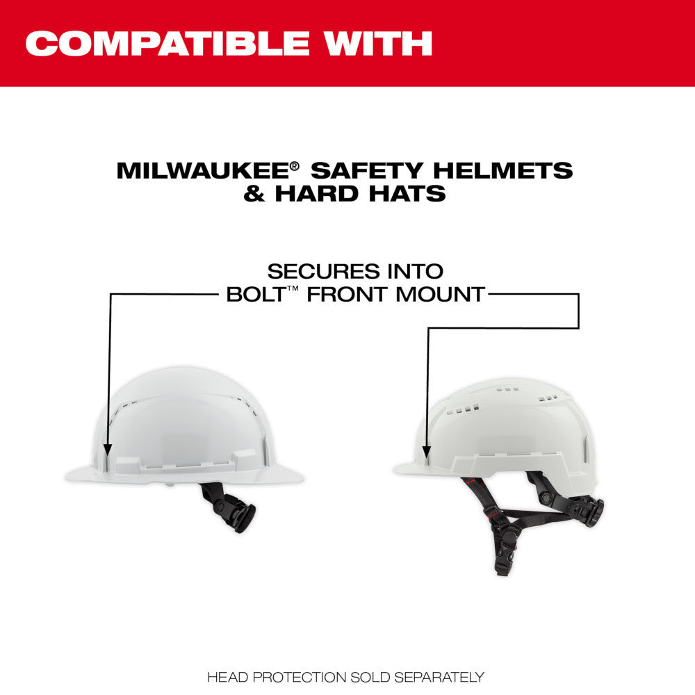 Milwaukee 48-73-1412 BOLT Gasketed Eye Visor - Clear Dual Coat Lens - 2