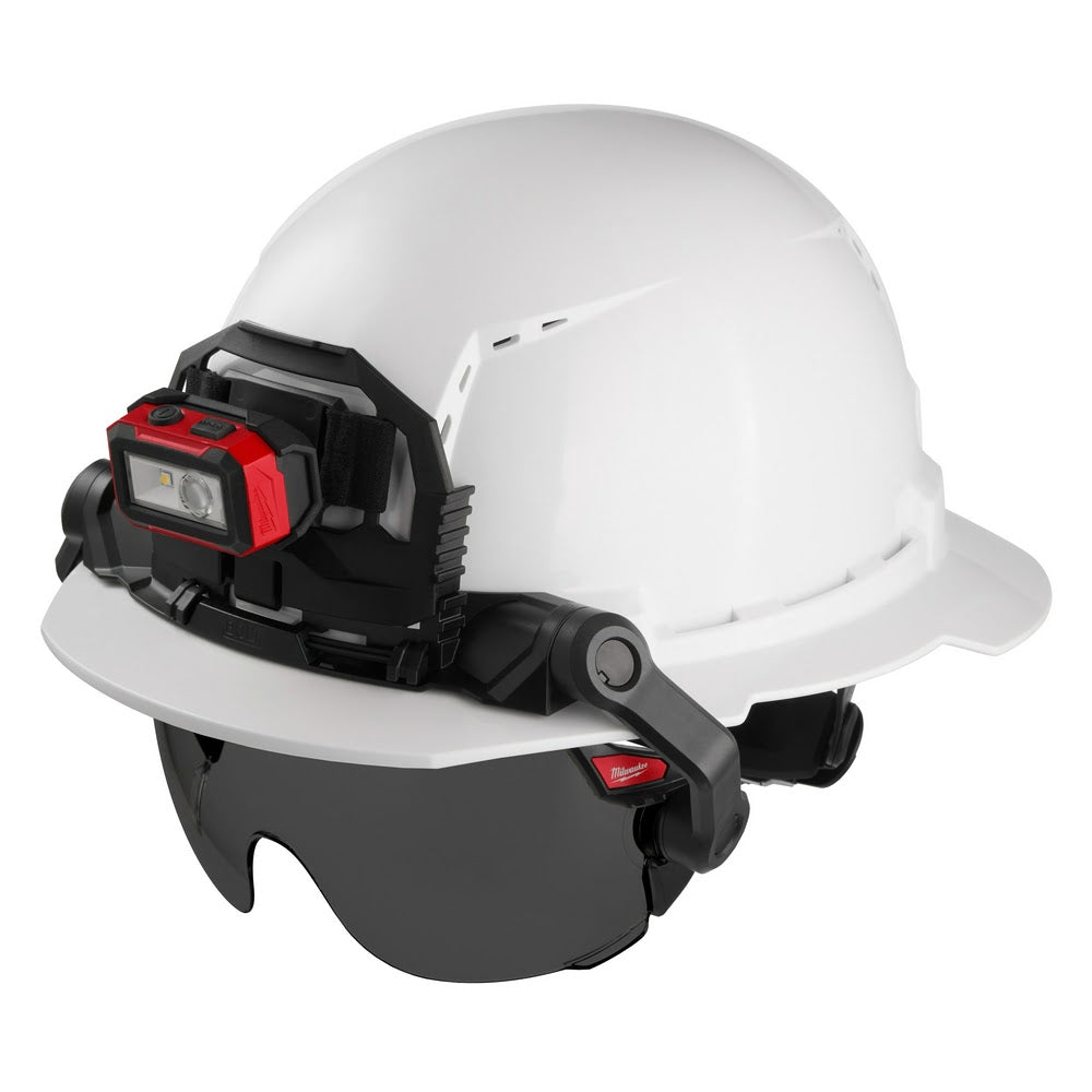 Milwaukee 48-73-1415 BOLT Eye Visor - Tinted Dual Coat Lens (Compatible with Milwaukee Safety Helmets & Hard Hats) - 17