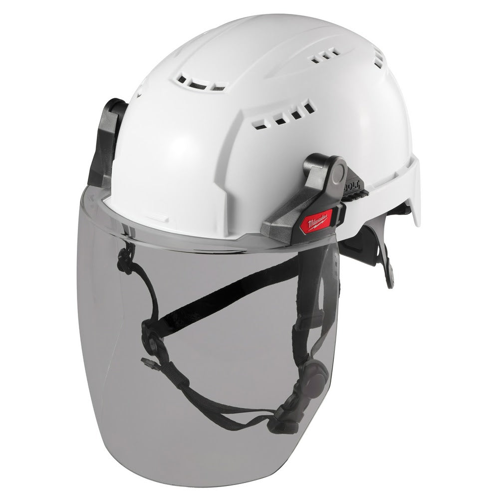 Milwaukee 48-73-1426 BOLT Full Face Shield - Gray Dual Coat Lens (Compatible with Milwaukee Safety Helmet [No Brim]) - 3