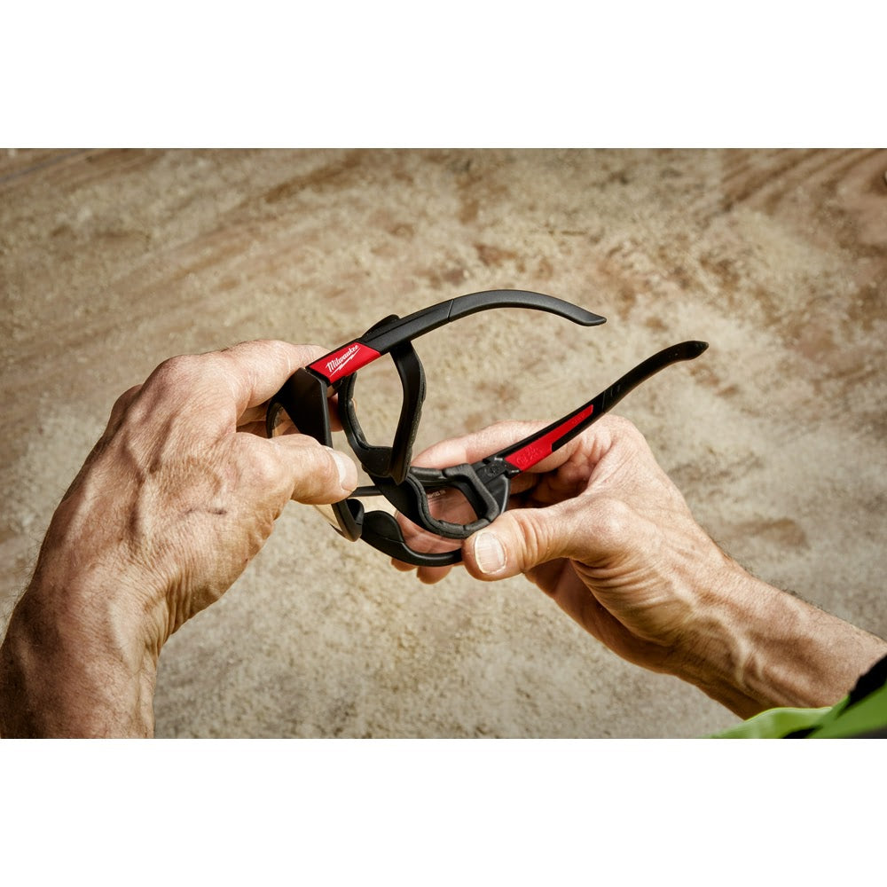 Milwaukee 48-73-2041 Clear High Performance Safety Glasses with Gasket (Polybag) - 5