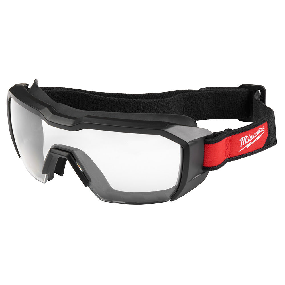 Milwaukee 48-73-2060 Vented Low-Profile Goggles - Clear Dual Coat Lens