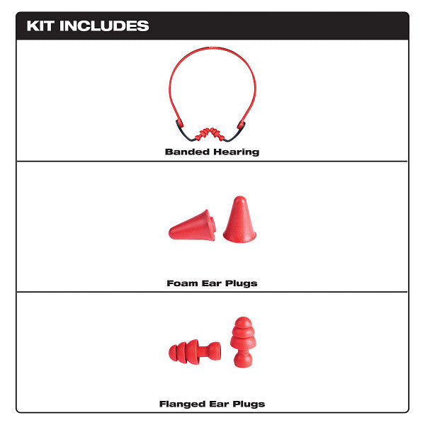 Milwaukee 48-73-3201 Banded Ear Plugs - 17