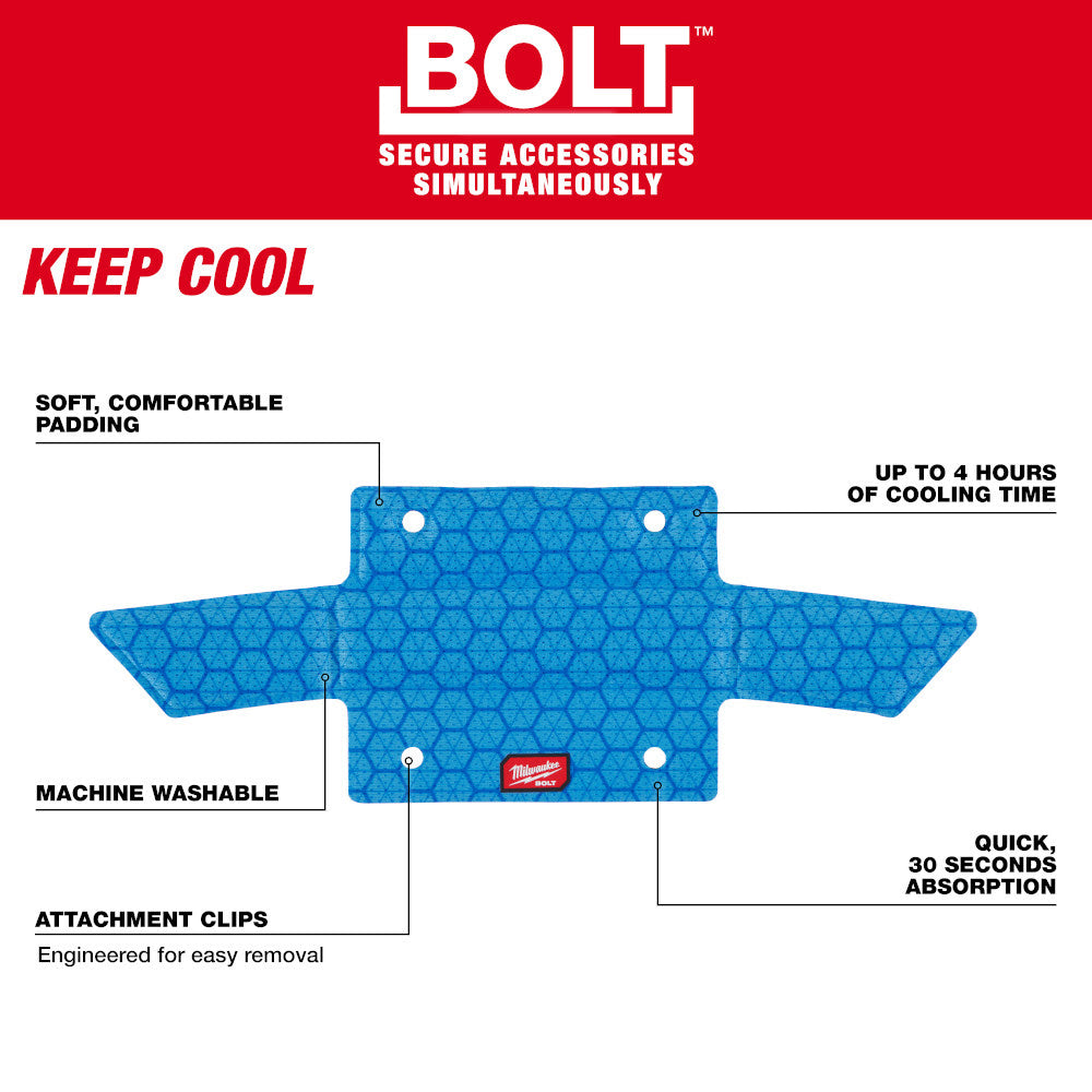 Milwaukee 48-73-4542 BOLT Hard Hat Cooling Sweat Band - 6