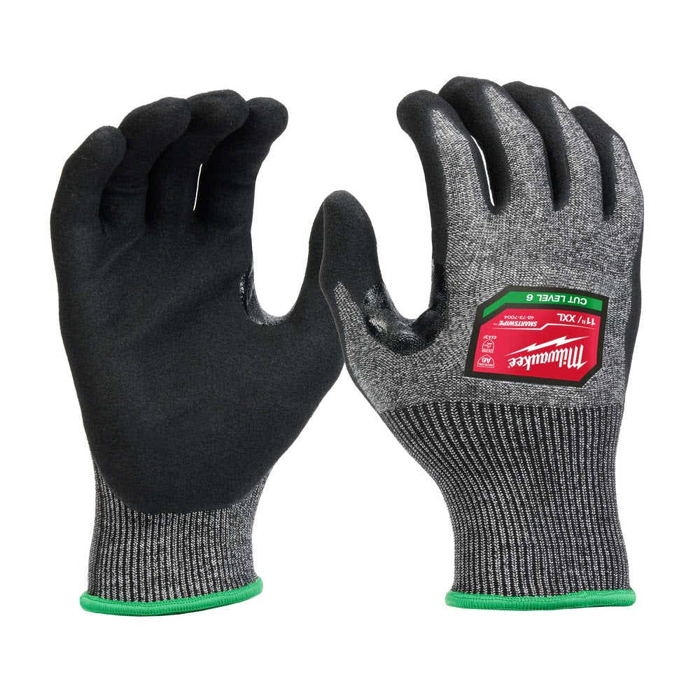 Milwaukee 48-73-7004B 12 Pair Cut Level 6 High-Dexterity Nitrile Dipped Gloves - XXL