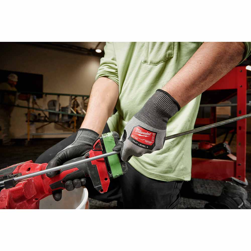 Milwaukee 48-73-8732 High Dexterity A3 Polyurethane Dipped Gloves - Large - 7