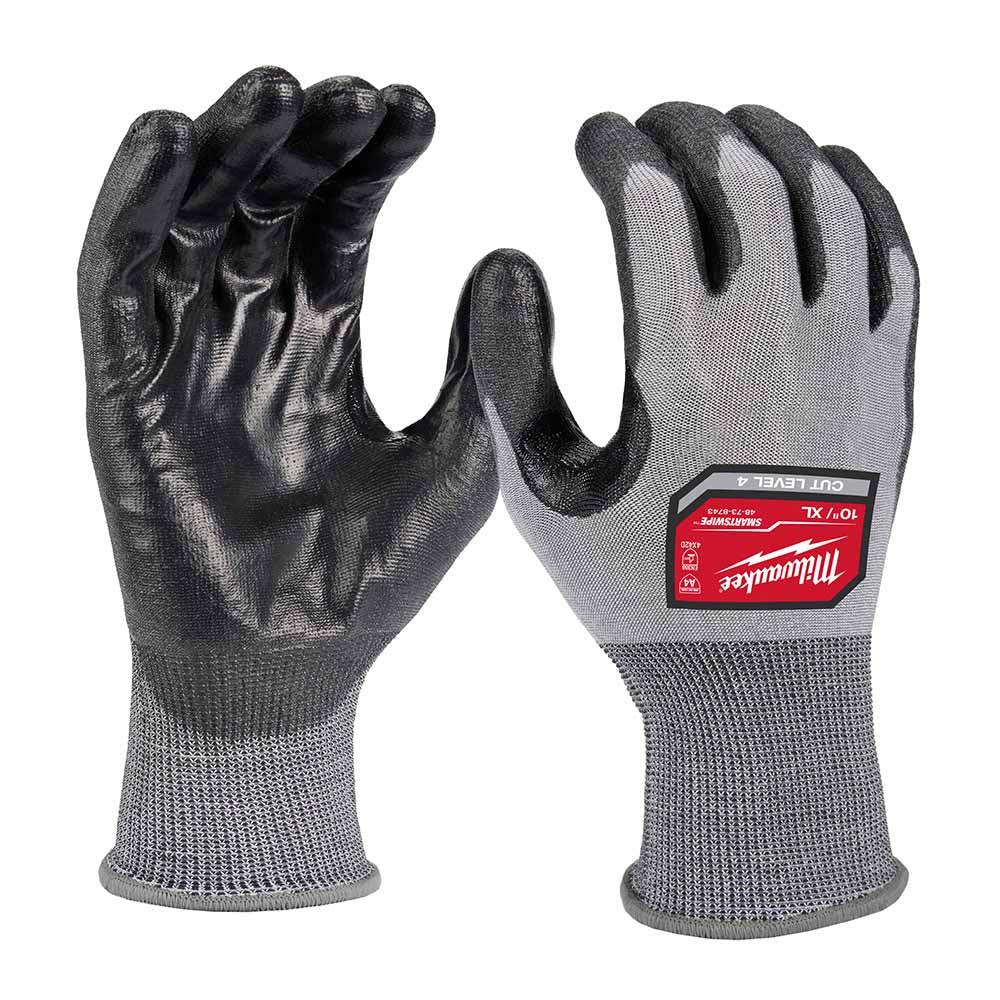 Milwaukee 48-73-8743 High Dexterity A4 Polyurethane Dipped Gloves - Extra Large