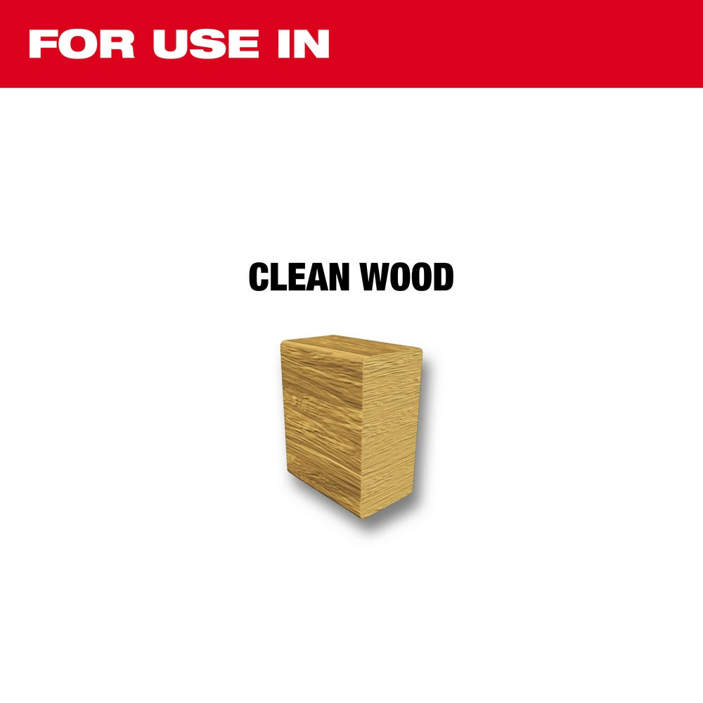 Milwaukee 49-00-5460 M12 Hackzall Blade Wood 5-Pack - 3