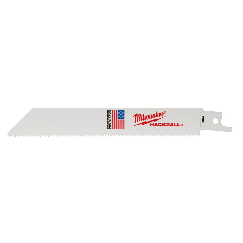 Milwaukee 49-00-5614 M12 Hackzall Blade 6" PVC 5-Pack