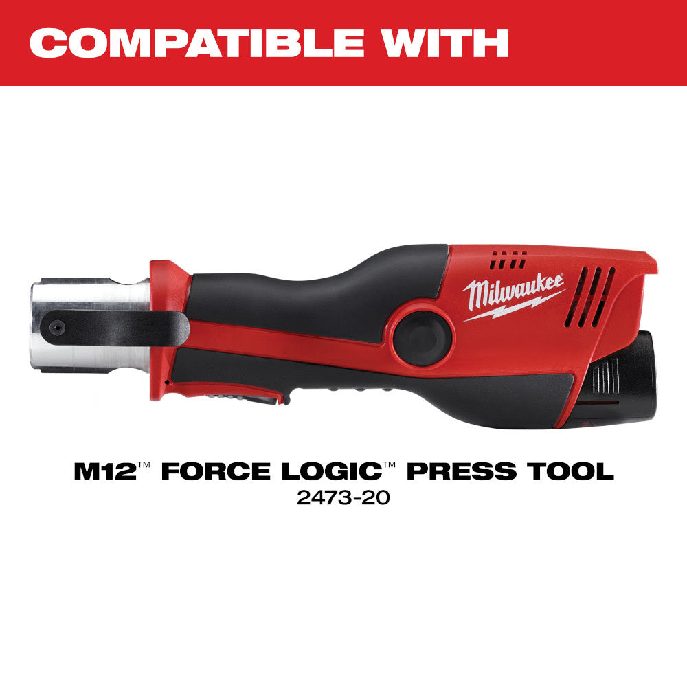 Milwaukee 49-16-2453M 1/2" Streamline ACR Press Jaw for M12 FORCE LOGIC Press Tool - 3