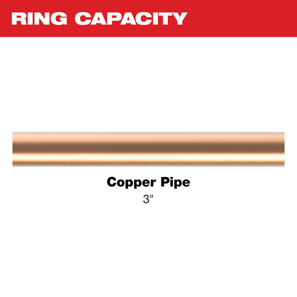 Milwaukee 49-16-2657NX 3" NIBCO Press Ring for M18 FORCE LOGIC Long Throw Press Tool - 2