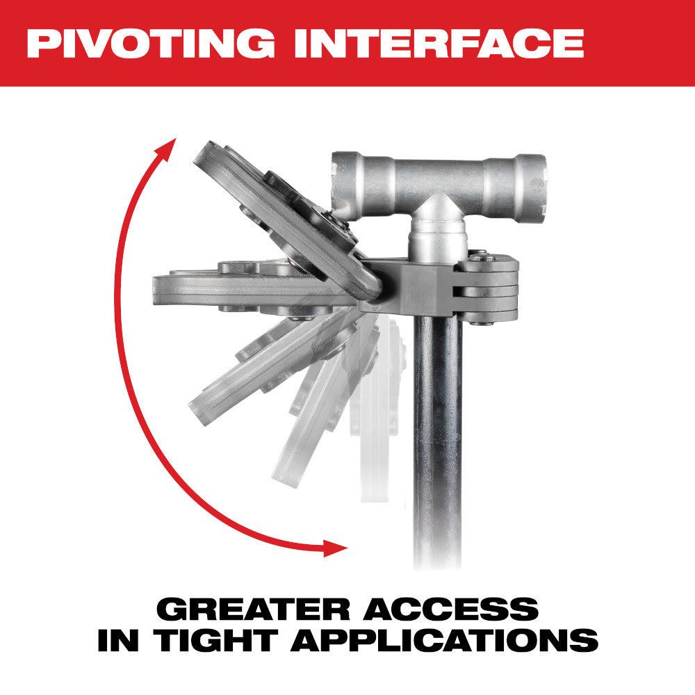 Milwaukee 49-16-2658BX 4" IPS-P Pivoting Press Ring for M18 FORCE LOGIC Long Throw Press Tool - 4