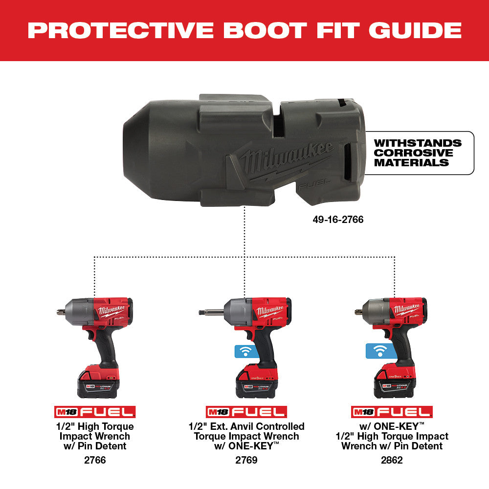 Milwaukee 49-16-2766 M18 FUEL™ HTIW Protective Boot - 2