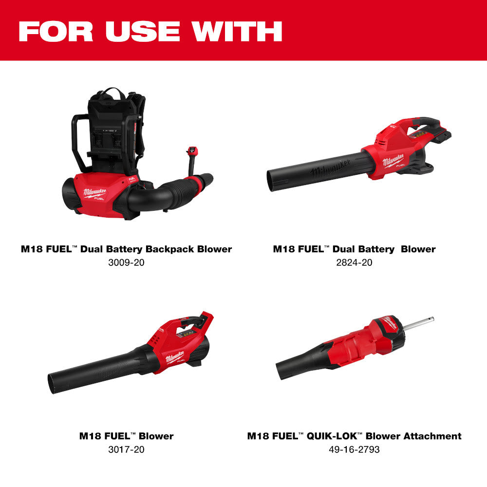 Milwaukee 49-16-2797 Blower Tapered and Flat Nozzle Attachment Kit - 2