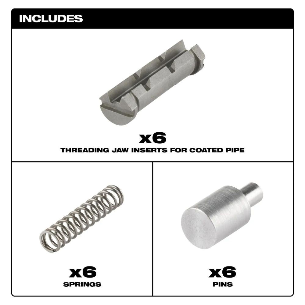 Milwaukee 49-16-5102 Threading Jaw Inserts for Coated Pipe - 2