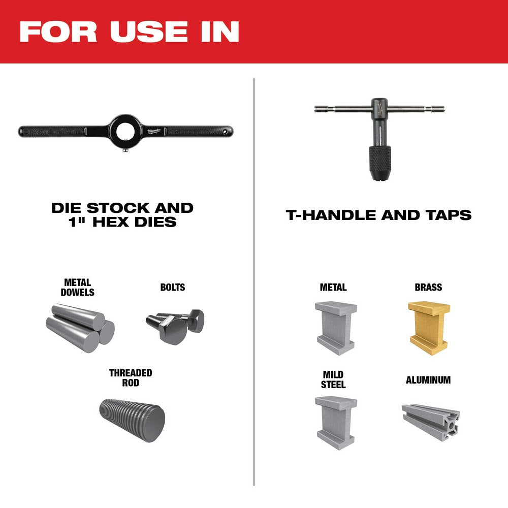 Milwaukee 49-22-5600 17PC SAE Tap and Die Set - 3