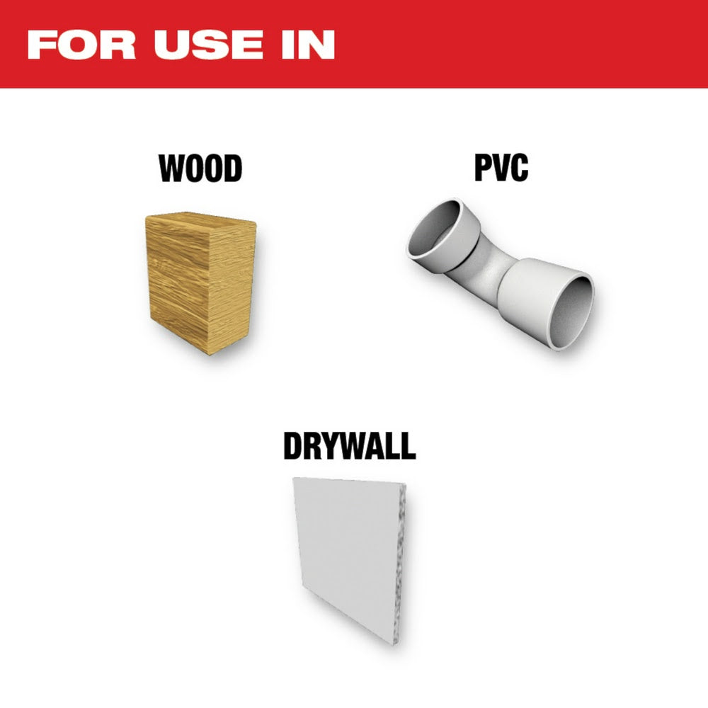 Milwaukee  49-25-1109 Milwaukee® OPEN-LOK™ 1-3/8" HCS WOOD BLADES 10PK - 3