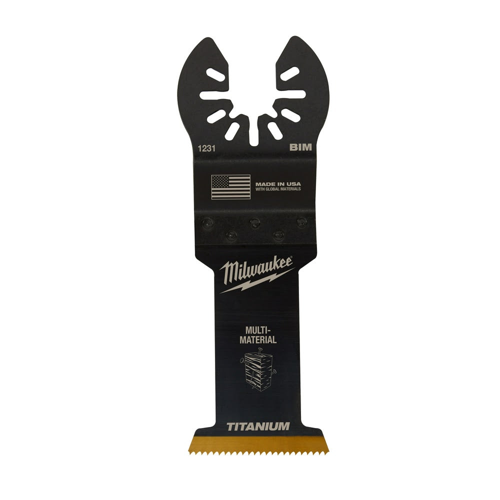 Milwaukee  49-25-1231 Milwaukee® OPEN-LOK™ 1-3/8" TITANIUM ENHANCED BI-METAL MULTI-MATERIAL BLADE 1PK - 5