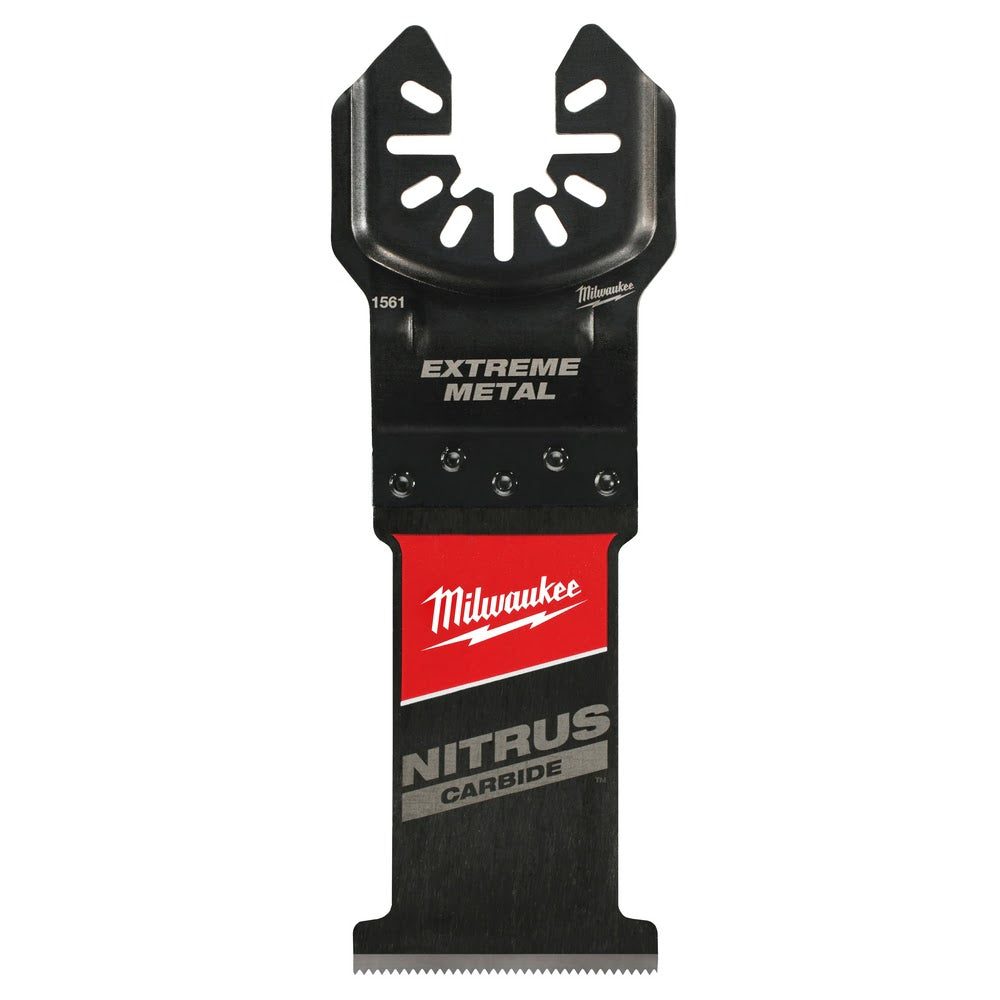 Milwaukee 49-25-1565 NITRUS CARBIDE Extreme Metal Universal Fit OPEN-LOK Multi-Tool Blade 5PK