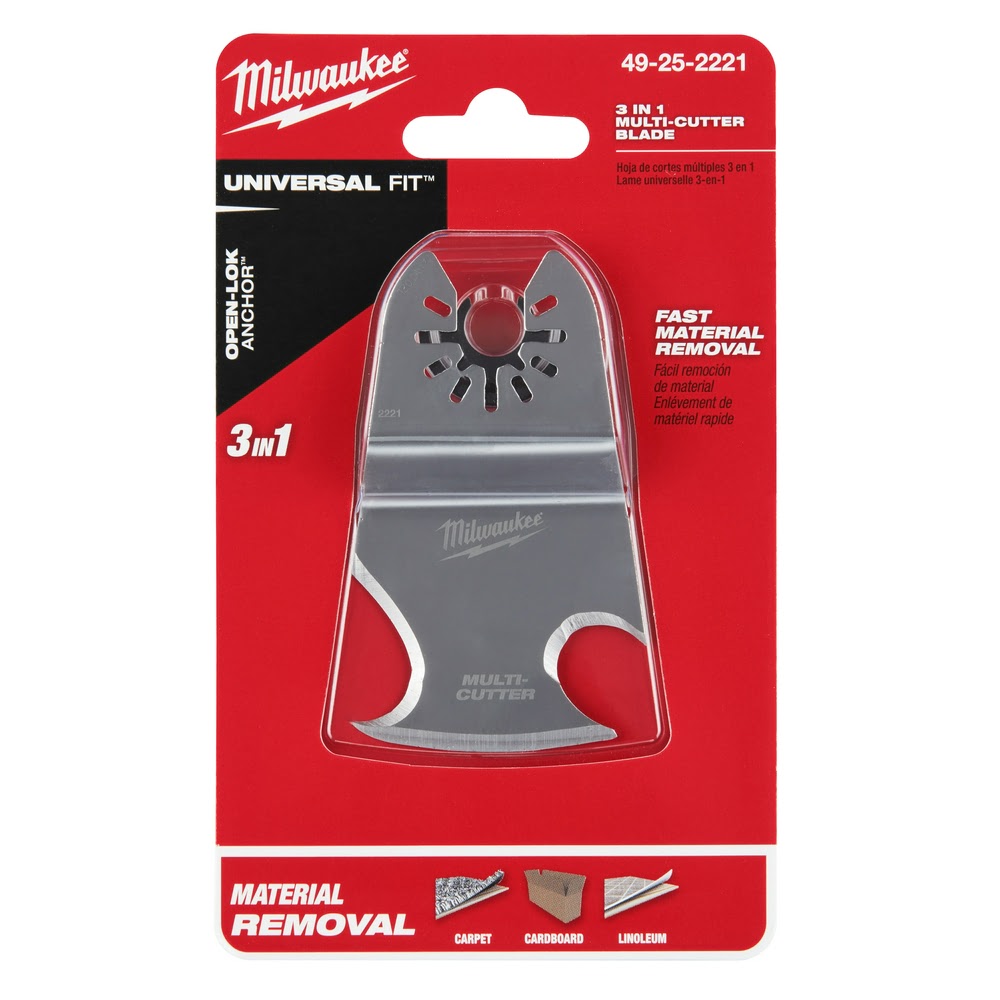 Milwaukee  49-25-2221 Milwaukee® OPEN-LOK™ 3-IN-1 MULTI-CUTTER SCRAPER BLADE 1PK - 14