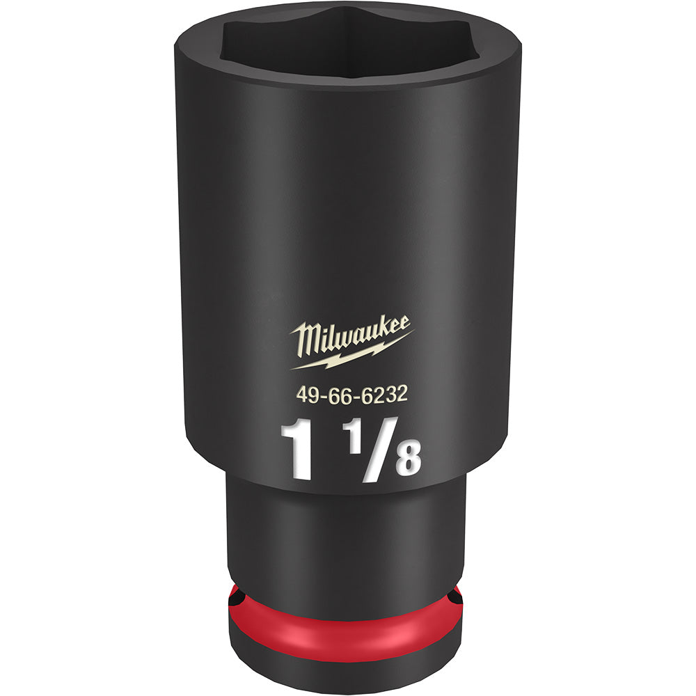 Milwaukee 49-66-6232 SHOCKWAVE Impact Duty™  1/2"Drive 1-1/8" Deep 6 Point Socket