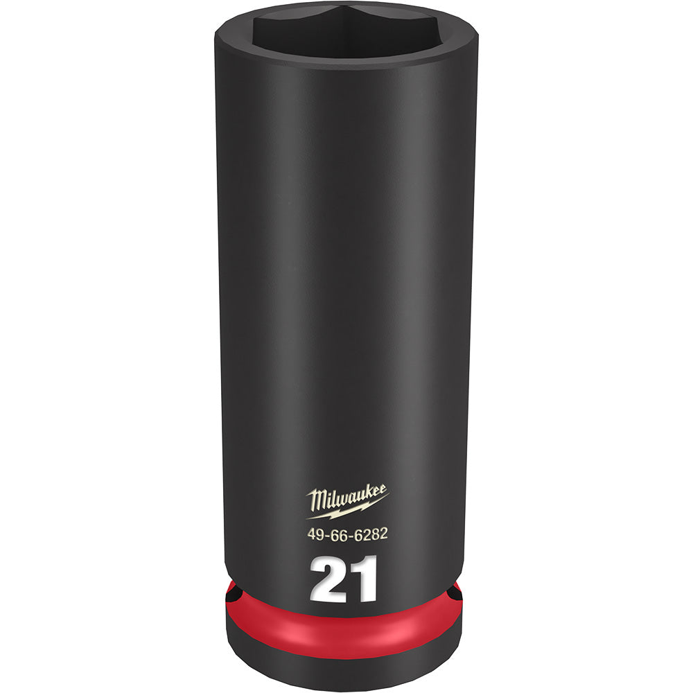 Milwaukee 49-66-6282 SHOCKWAVE Impact Duty™  1/2"Drive 21MM Deep 6 Point Socket