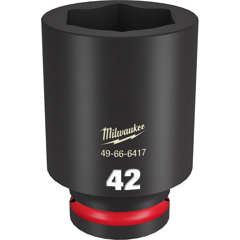 Milwaukee 49-66-6417 SHOCKWAVE Impact Duty™  3/4"Drive 42MM Deep 6 Point Socket