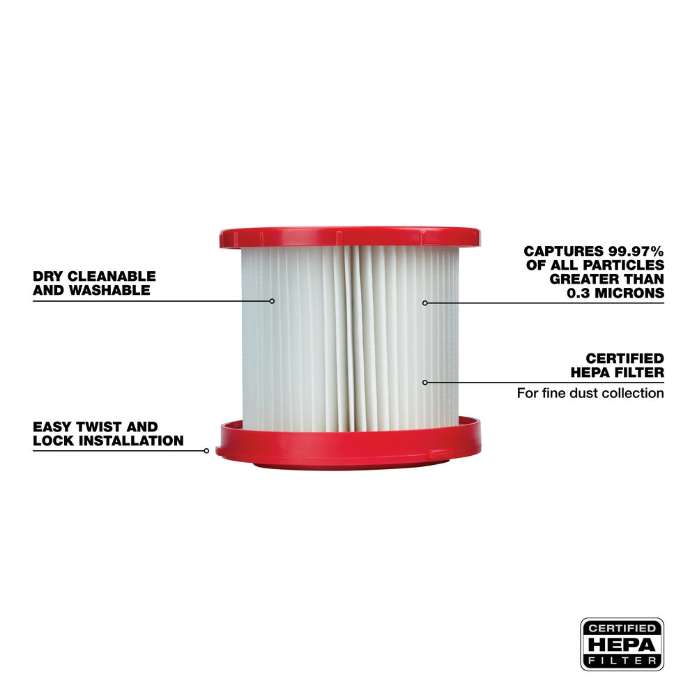 Milwaukee 49-90-1900 HEPA Filter - 4