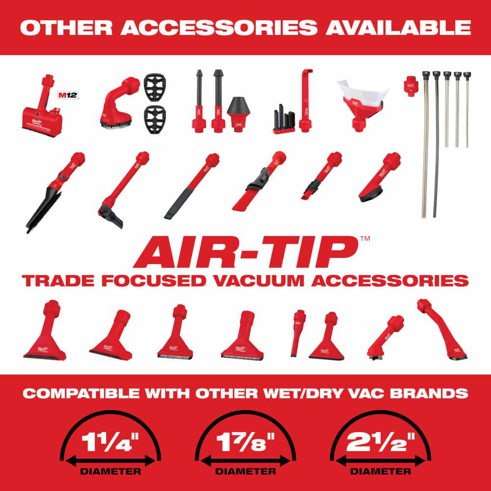 Milwaukee 49-90-2019A AIR-TIP 3-Piece Automotive Vacuum Tool Kit - 4