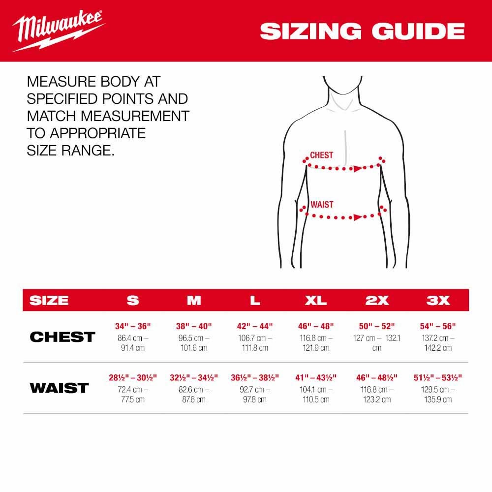 Milwaukee M300G-21 M12 Heated Gray Axis Vest with (1) 2.0 Ah Battery and Charger - 6