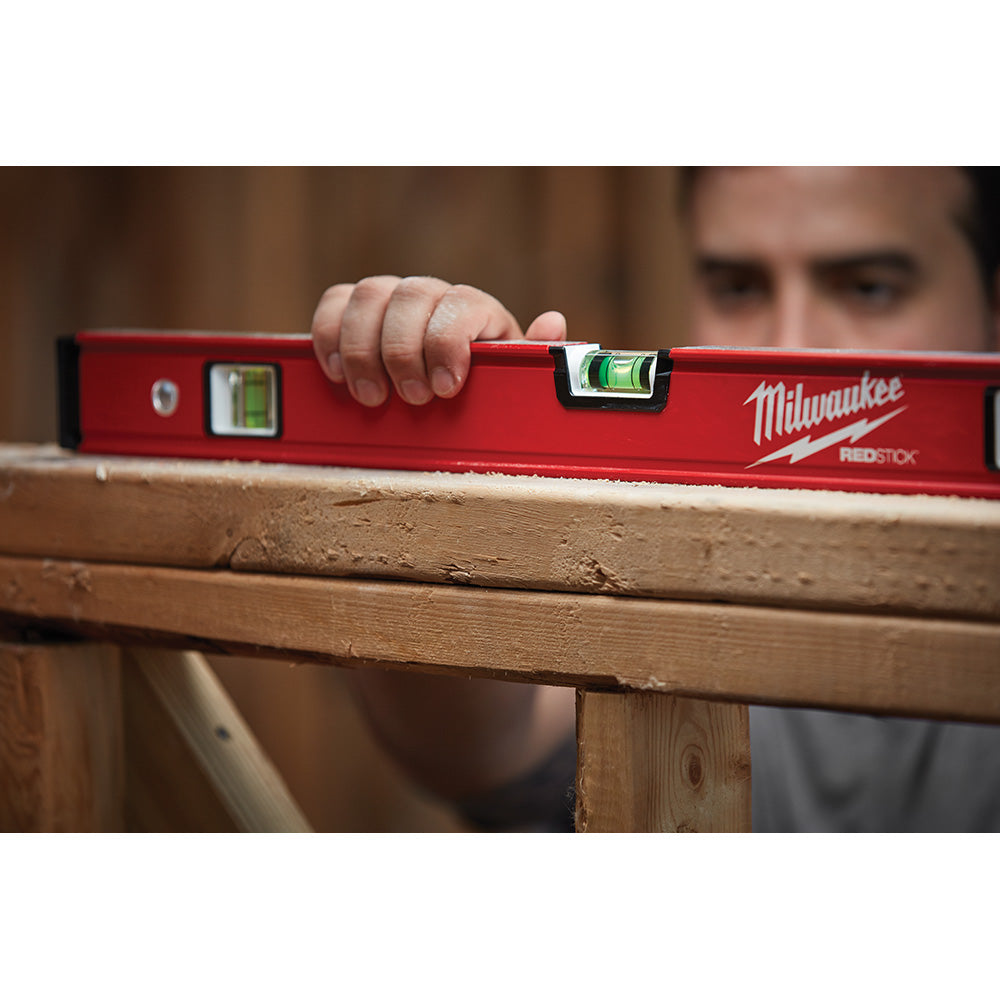 Milwaukee MLCM24 24" REDSTICK Compact Box Level - 3