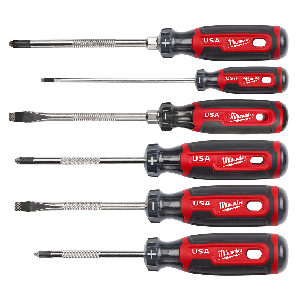 Milwaukee MT200-6 6PC Cushion Grip Screwdriver Kit (USA)