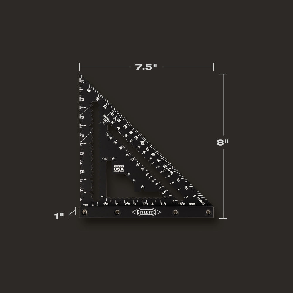 Stiletto STSQ7 7" Carpenter Square - 4