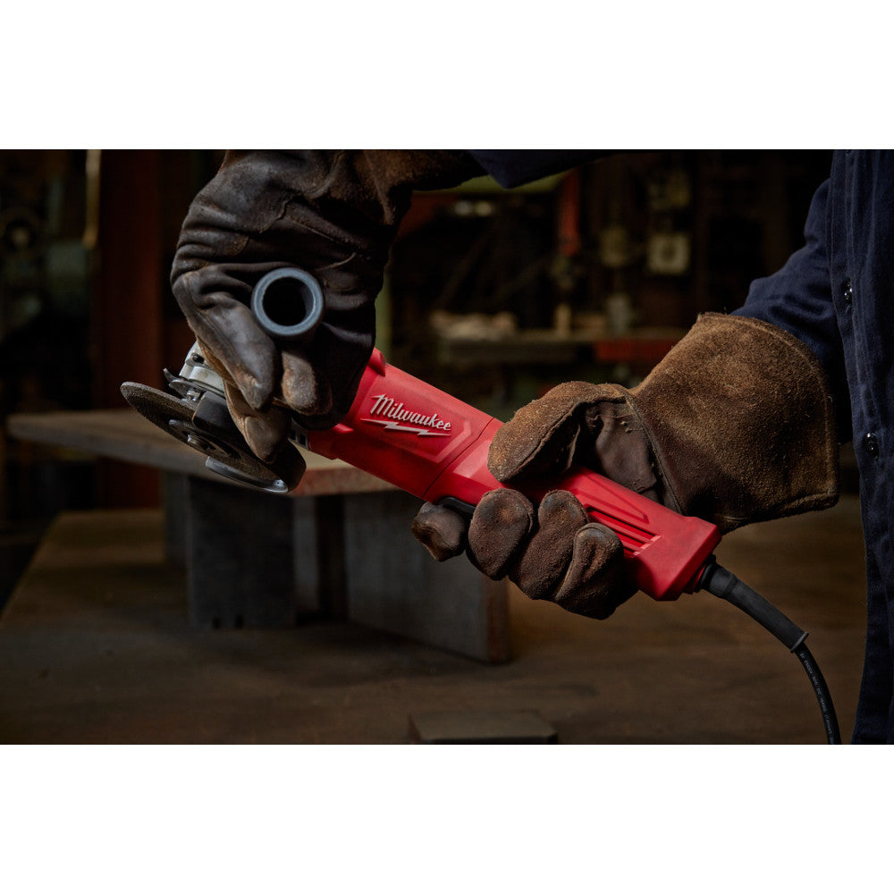 Milwaukee 6142-31 4-1/2" 11A Small Angle Grinder, Overload Protection - 5